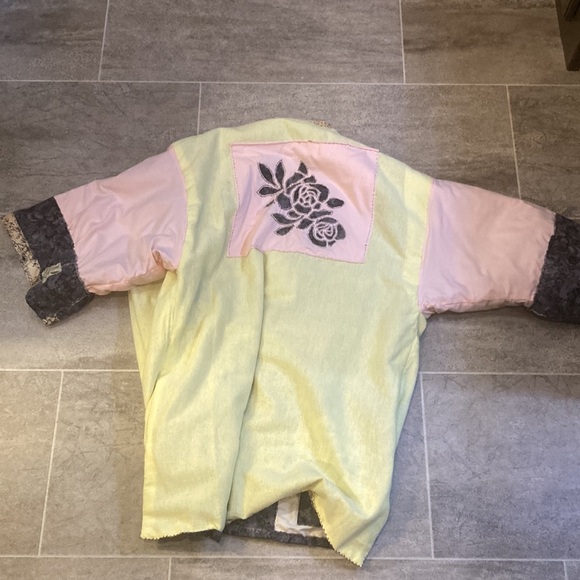 Patchwork quilted double sided jacket - Picture 8 of 14